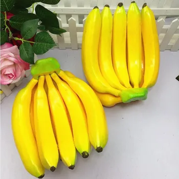 Jedan Red Banana Umjetna Žuta je Banana Voće 12 cm X 17 cm Simulacija Slatka Voće