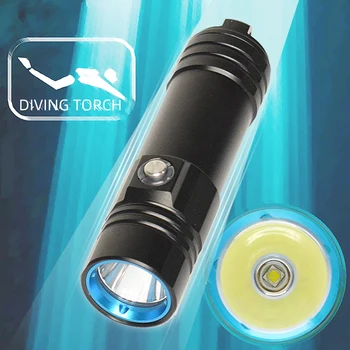 Svjetiljka za Ronjenje, XM-L2 5000k Led Svjetiljka za Ronjenje 1050 Lumena, IPX8 Vodootporan Podvodni 100 m Profesionalne Potopne Lampa