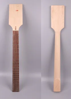 Yinfente električna gitara zamjena vrat 24 lada Veslo krunica javor rosewood fretboard, 24,75 