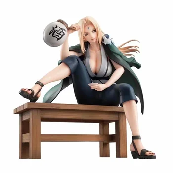 Anime Lik Naruto Шиппуден Figurica Model Тсунаде Lik GK Akcija 7 cm 16 CM PVC Kip Naplativa Igračka Figurica Lutka Poklon