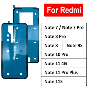 Originalni Vodootporne Naljepnica Na Stražnji Poklopac ljepilo Ljepilo Zamjena Za Xiaomi Redmi Note 7 8 10 11 Pro Plus 9S 11 4G 11S