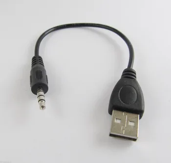 1pc 3,5 mm Aux Audio Priključak Priključak Za USB 2.0 Muški Kabel Adapter Kabel za Auto-20 cm