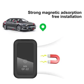 Novi Automobil Mini GPS Tracker GF22, Jaka Magnetska Uređaj za Praćenje Lokacije Gps Lokator Za Automobil, Motor, Kamion, Snimanje, Praćenje