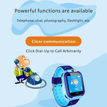 Pametni satovi za djecu, Pametni sat, Telefon, Sat za Android, IOS, cjeloživotno Vodootporan Pozicioniranje LBS, 2G Sim kartica, poziv