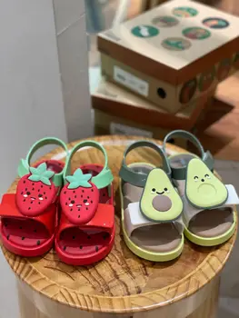Melissa dječje cipele Melissa желейная cipele jagode, lubenica spin avokado je voće ljetna obuća na ravne cipele za dječake i djevojčice