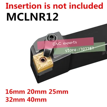 1 KOM. MCLNR1616H12 MCLNR2020K12 MCLNR2525M12 MCLNR3232P12 MCLNR2525M16 MCLNR3232P16/19 MCLNL CNC tokarilica držač alata