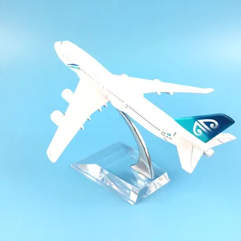 AIR NEW ZEALAND Airlines 747 16 CM MODEL AVIONA OD METALNE LEGURE SA Postoljem Model AVIONA Dječje Igračke Nova Godina/Rođendan/Zbirke Poklona