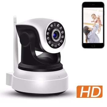 Wifi IP Kamera 720P Bežična Kamera Sigurnosti Početna Cctv Sustav Night Vision Dječji Monitor Za Kućne Ljubimce Detekcija Pokreta Igra