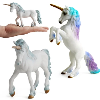Novi Slatka Pegas Тенма Vilenjaci Ovce Jednorog Model Simulacija Mini Životinja Konj Model Lik Divlje Figurice Djeca Obrazovne Igračke Poklon