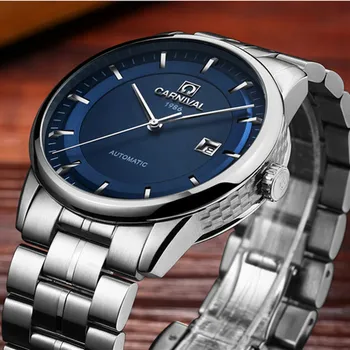 Luksuzne marke Automatski mehanički sat gospodo potpuno čelične vodootporan ručni sat montre homme relogio NH36A ili MIYOTA reloj