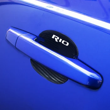 4 kom. automobilska vrata, čaša je od karbonskih vlakana, tkanina, zaštitna ukras, modifikacija Za KIA Rio 2 3 4 X X X X X Line, pribor za slaganje automobila