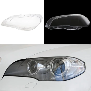 Auto Prozirni Poklopac objektiva prednja Svjetla Zamjena Svjetla Glavnog svjetla Poklopac kućišta žarulje Za-BMW X5 E70 2008-2013