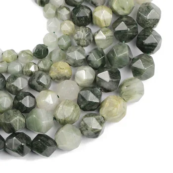 Perle Od Prirodnog Kamena, Zelena Trava, Jaspis, Velike Cut-Okrugli Slobodan Razuporne Perle Za Izradu nakita, narukvice 