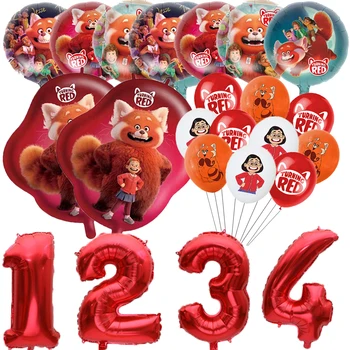 Disney se Okreće Crvena Cijele Loptu Globusa Rođendan Dekoracija Isporuke 1. Broj Balon Skup Večernje Dječji Tuš Dječja Igračka