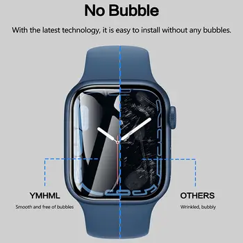 Vodootporna Zaštitna folija za zaslon Apple Watch Ultra 8 7 6 SE 5 4 3 38 mm 40 MM 44 mm 42 mm 41 mm 45 mm Soft kaljeno staklo za Iwatch 49