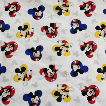 0,5X1,1 m Disney Mickey Mouse Minnie Tkanina, Pamuk, Kolaž Tkanine Za Poplun Šivanje Tkanine Šivati Odjeću DIY Rukotvorina Materijal