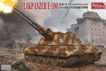Zabava hobi 1/35 35A016 8,8 cm Flakzwilling Flakpanzer E-100