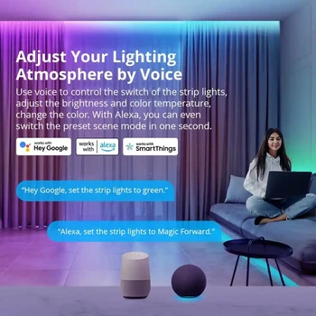 SONOFF L3 Pro RGB/RGBIC WiFi Smart Led Traka 5 M Fleksibilna Lampa Traka Bežični Glas/Lokalno Upravljanje i Rad S Alexa Ewelink