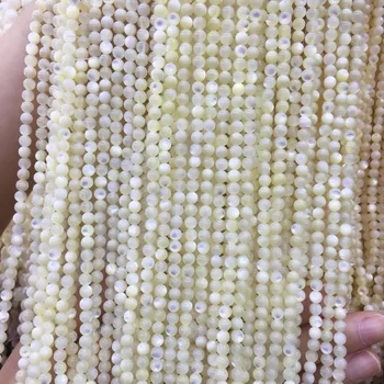 Veleprodaja Prirodnog kućica morskog Perla Bijeli Okrugli oblik obrt kućica morskog slobodan perle Za izradu nakita DIY Narukvica i ogrlica pribor