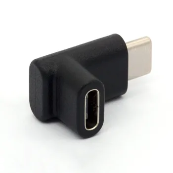 90 Stupnjeva adapter tip C, USB adapter C za muškarce i žene, наклоненный gore i dolje, USB adapter-C, USB priključak 3.1 Type-C