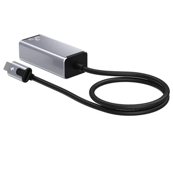 8-pinski adapter RJ45 Ethernet Adapter PD20W Za punjenje vanjske mrežna kartica 100 Mbps, Plug-and-Play za iPhone /Ipad