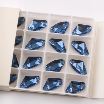 YANRUO Safir 3256 Galaktički Šivanje haljina Rhinestones Crystal Rhinestones Zašiti Crystal Flatback Dijamant