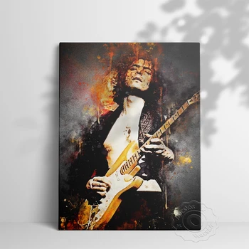 Heavy Metal Bend Ritchie Blackmore Umjetnički Plakat, Gitarist Rock grupe Moderan Dom Dekor Grafike Platnu Slikarstvo Navijači Poklon
