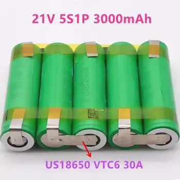 (prilagoditi) 12 18650 VTC6 baterija od 3000 mah 30 ampera za 12,6 U odvijač baterija zavarivanje, lemljenje trake 3S1P 12,6 v baterijski blok