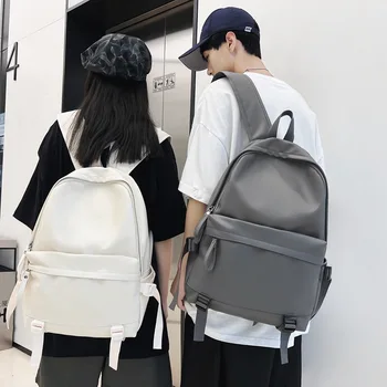 2022 školski ruksak za studente korejski verzija jednostavan casual однотонный ruksak prednji džep