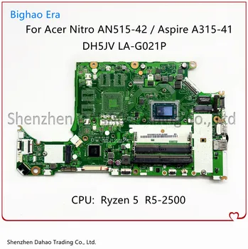 Za Acer Nitro 5 AN515-42 Aspire A315-41 Matična ploča laptop s procesorom R5-2500 DDR4 DH5JV LA-G021P NB.GY911.003 NBGY911003