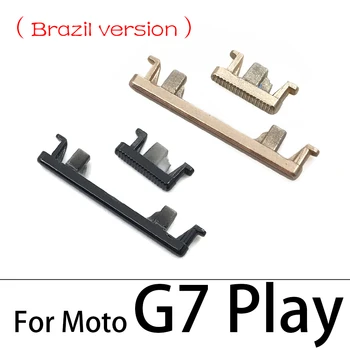 Bočna Tipka za Uključivanje Tipka za Ugađanje Glasnoće Za Moto G9 Power G8 Plus G7 Play OFF Buttton Set Ključeva Pomoćni Dio