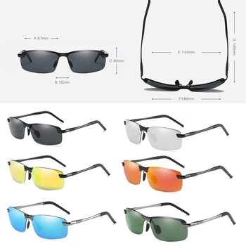 YSO 2020, Aluminija-Magnezij Muške Sunčane Naočale Polarizirane Naočale UV400, Muške Modne Sunčane Naočale Za Vožnju, Muške Sunčane Naočale A3043