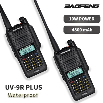 Baofeng UV-9R Plus Amaterka Radio Vodootporan IP67 dual band VHF-FM Odašiljač Snažan 10 W 128CH Prijenosni prijenosni radio UV9R Plus