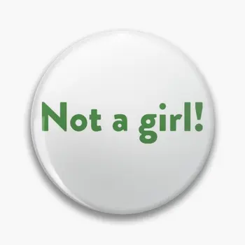 Nije Djevojka, Podesiva Soft Tipka Pin Metal Ikona Za Odjeću Poklon Ovratnik Dekor Nakit Slatka Kreativni Smiješno Rever Pin Šešir Moda