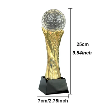 Nagrade Trofeja Kristalnu kuglu strmom dizajn za Košarku Nogometne Lopte za Golf Školske Utakmice Suvenir