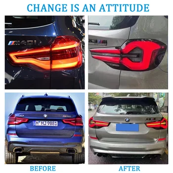 Auto-Stil Stražnja Svjetla Stražnja svjetla Za BMW X3 G01 F97 2018-2021 dugo Svjetlo + Dinamički žmigavac + Stražnji + Kočnice LED