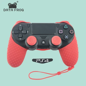 Podaci Žaba jednobojnu Silikonske Gume Presvlake Koža Za PS4 Pro Tanak Zaštitni Modul Ručka Torbica Za PlayStation Dualshock 4