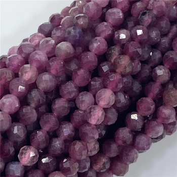 Veleprodaja Prirodni AAA Rubyllite Crveni Turmalin Perle Cut-3 mm, Mali Crystal DIY Perle Za Izradu Nakita Narukvica i Ogrlica