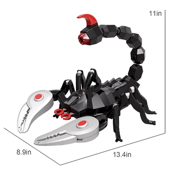 Igračka Na Daljinsko Upravljanje Realno Model Škorpiona Imitacija Životinja S Daljinskim Upravljanjem Lažni Škorpija igračka podvala daljinski upravljač električna igračka