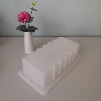 1100 ml silikonska forma za sapun s plastičnim pregrađena, delim, Alati Za Proizvodnju sapuna Ručno 