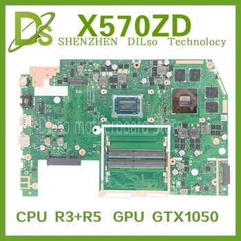 KEFU X570ZD Matična ploča s R7-2700U R5-2500U GTX1050 GTX1050 Za ASUS TUF X570DD K570ZD YX570Z YX570ZD Matična ploča laptopa Test