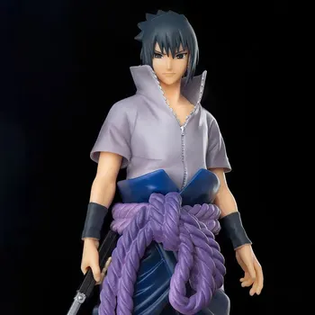 Lik Naruto Anime Шиппуден Учиха Sasuke Figura Figure Fazan Mač Naruto Poklon Nakit Model PVC Lik Lutke