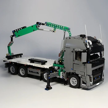 1535 Kom. Tehnički Dizalica Kamioni Znanstveni Kontejner Traktor MOC Gradivni Blokovi vozilo je Vozilo Cigle Razvojne Igračke DIY
