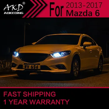 Auto Svjetla za Mazda 6 Atenza LED Svjetla 2013-2017 Mazda 6 Glavobolja Fenjer Drl Objektiv Projektora Auto Oprema
