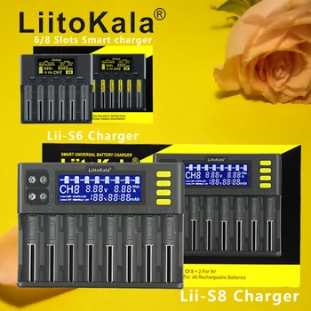 LiitoKala lii-S8 lii-S6 Lii-PD4 Lii-PL4 lii-S2 lii-S4 lii-402 lii-202 punjač baterija 18650 26650 21700 litij NiMH baterija