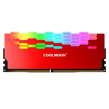 COOLMOON CR-D134S RAM Radijator 5 U 3PIN ARGB Radijator Теплораспределитель Hladnjak Stolni PC Računalo Адресуемый RGB Hlađenja Prsluk S Memorijom