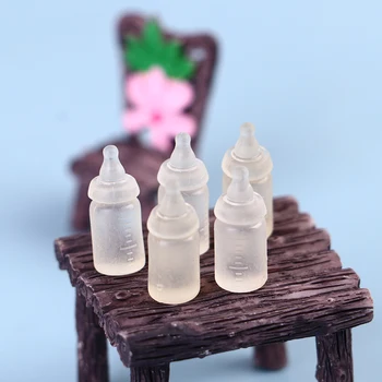 5pcs 1:12 Kućica za lutke Minijaturni Mini Bočica Za Mlijeko Bočice Za Hranjenje Simulacija Igračke