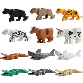 Serija Životinja Od Manekenske Figure Velike Blokove Životinje Edukativne Igračke Za Djecu Dječji Dar Kompatibilan S Legoed Duploed