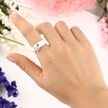 Prsten sa Zvijezdama od Nehrđajućeg Čelika 316 za Žene, Винтажное Vjenčanje Keramički Prsten, Midi, na Prst, Anillos Mujer, Neobičan Nakit