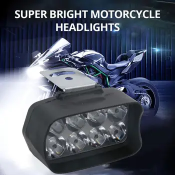 1pc Motocikl osobno Vozilo Super Svijetle 8 Led Prednja Svjetla Reflektora Svjetla rad Bar Prednja Svjetla Za Maglu Žarulja 12 U 12 W